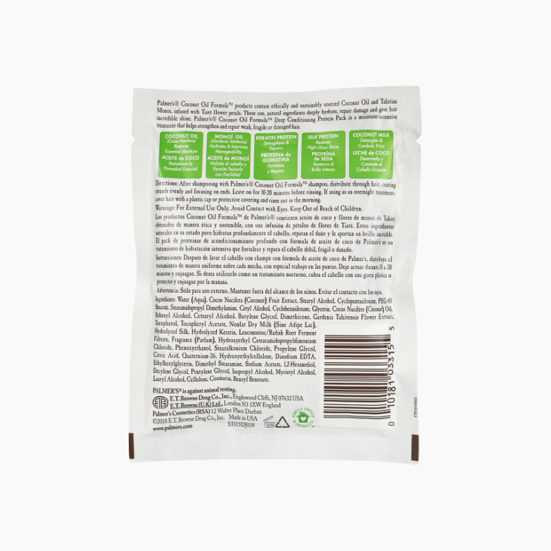 PALMER'S Deep Conditioning Protein Pack 60g