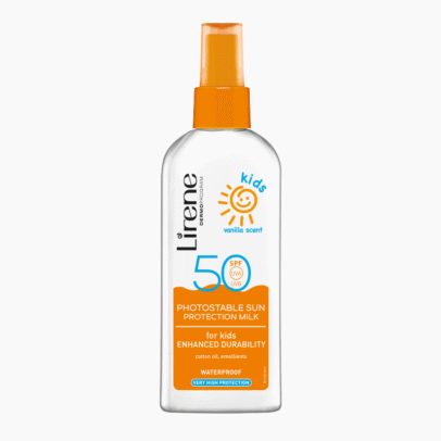 Lait de protection solaire pour enfants au parfum de vanille SPF 50 150 ml