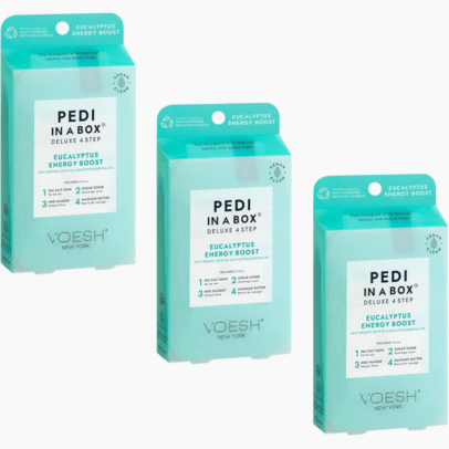 Deluxe Pedicure Eucalyptus Energy Boost Pedi In A Box 4 in 1