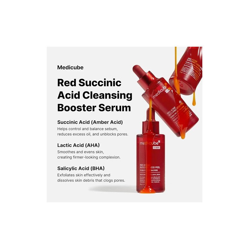 Red Acne Succinic Acid Peel - 40g – Image 3